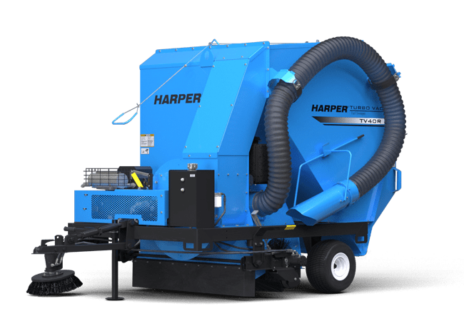 A rendering of a Harper Turf TV40 Turf Vac