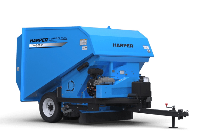 A rendering of a Harper Turf TV60RE Turf Vac