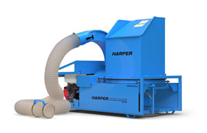 Harper Turf Top Feed Straw Blower