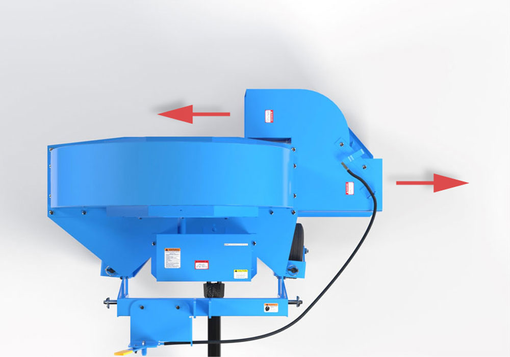 Debris Blower directional discharge feature