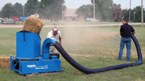 Harper Turf Top Feed Straw Blower