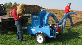 Harper Turf Top Feed Straw Blower