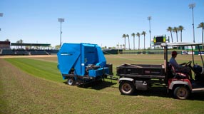 Harper Turf TV40 Turf Vac/Sweeper