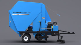 Harper Turf TV40 Turf Vac/Sweeper