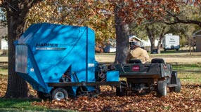 Harper Turf TV40 Turf Vac/Sweeper