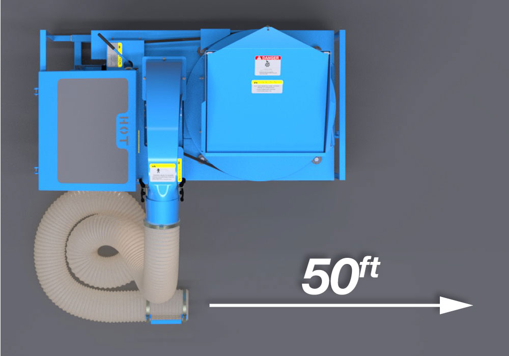 TV60RE recirculating air technology